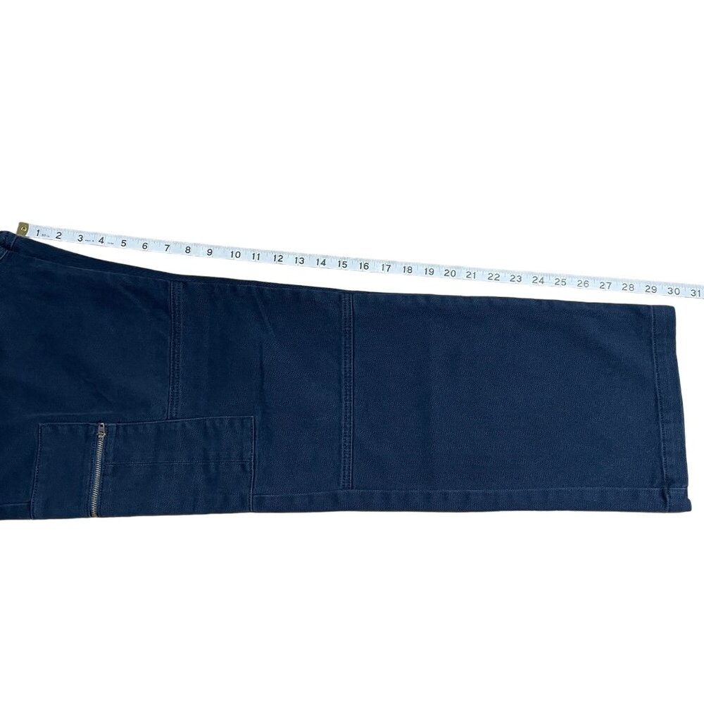 KANCAN JEANS JAINIE HIGH RISE STRAIGHT LEG UTILITY SIZE 9/28 GORPCORE KC7898NV - Picture 12 of 12